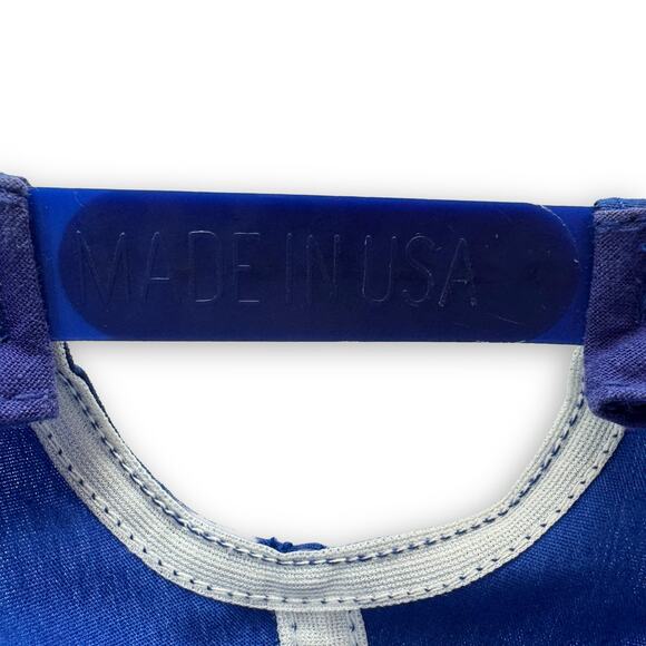 Vintage Georgia Metal Structures Hat Blue Red Snapback Made in USA - Picture 7 of 8